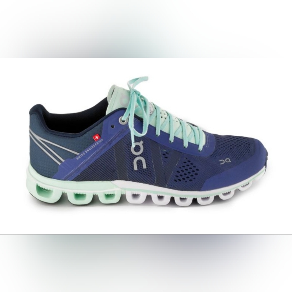 ON Women's Cloudflow Running Sneaker Shoes, Color: Dawn/Jade